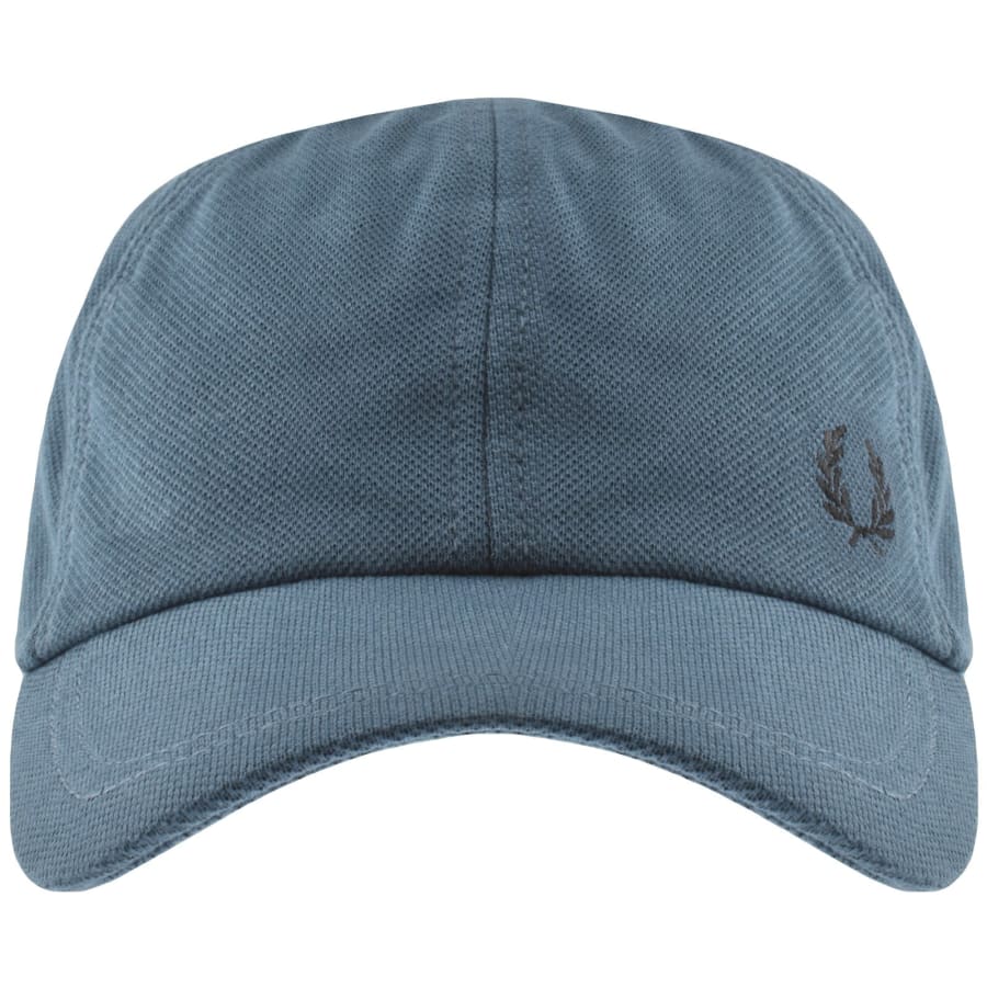 Fred Perry Pique Classic Cap Blue male One Size